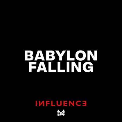 Babylon Falling album by Ed Solo & Dope Ammo - Drum and Bass Cover Art