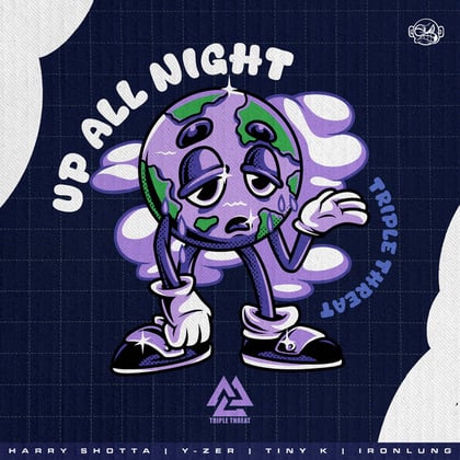 Up All Night album by Harry Shotta - Drum and Bass Cover Art