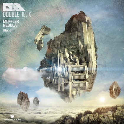 Muffler / Nebula album by Double Helix - Drum and Bass Cover Art