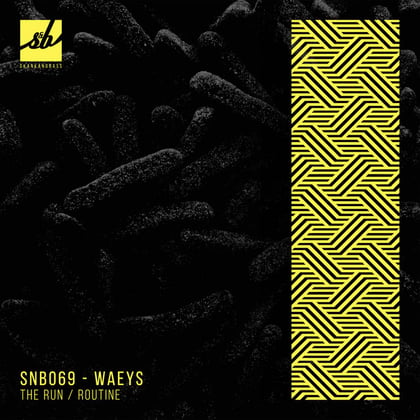 The Run / Routine album by Voltage & Waeys - Drum and Bass Cover Art