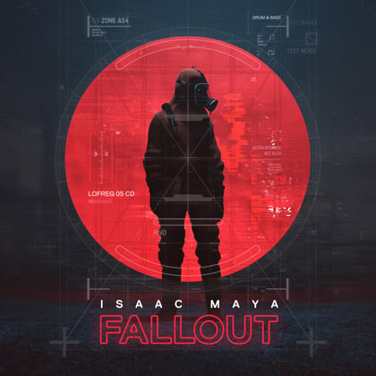 Fallout album by Isaac Maya - Drum and Bass Cover Art