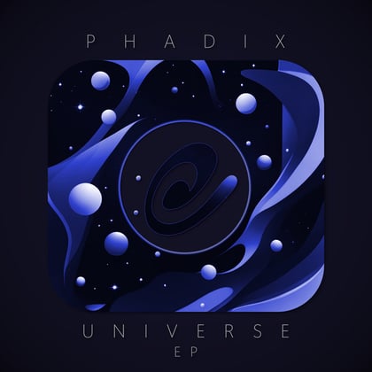 Universe album by Phadix - Drum and Bass Cover Art
