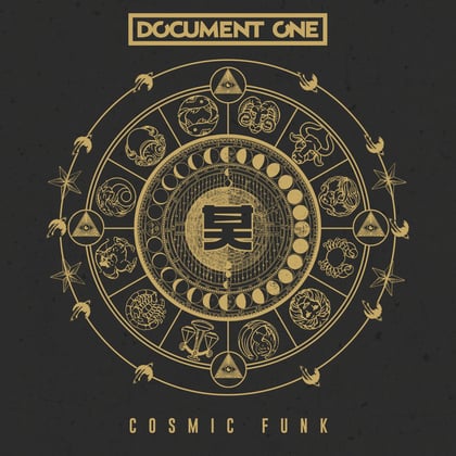 Cosmic Funk album by Document One - Drum and Bass Cover Art