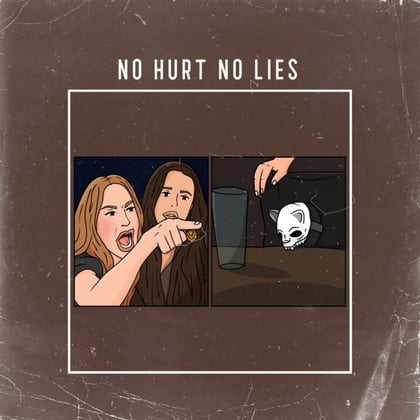 NO HURT NO LIES album by Zombie Cats - Drum and Bass Cover Art