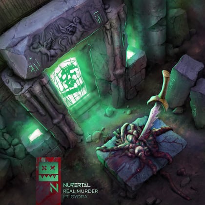 Real Murder album by Nuvertal - Drum and Bass Cover Art