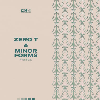 When I Step / Crime Thing album by Zero T & Minor Forms - Drum and Bass Cover Art