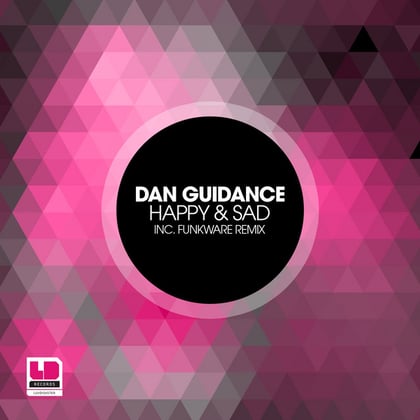 Happy & Sad album by Marvel Cinema & Dan Guidance - Drum and Bass Cover Art