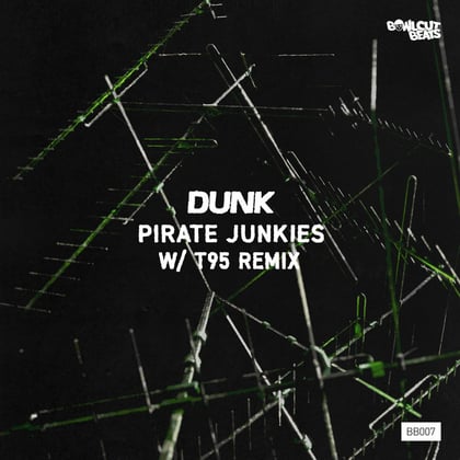 Pirate Junkies album by Dunk & T95 - Drum and Bass Cover Art