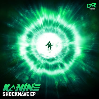 Shockwave album by Kanine - Drum and Bass Cover Art