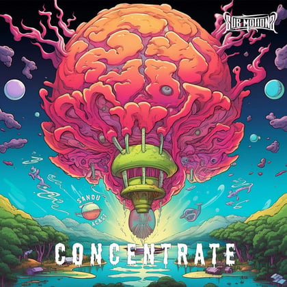 Concentrate album by Sandu - Drum and Bass Cover Art