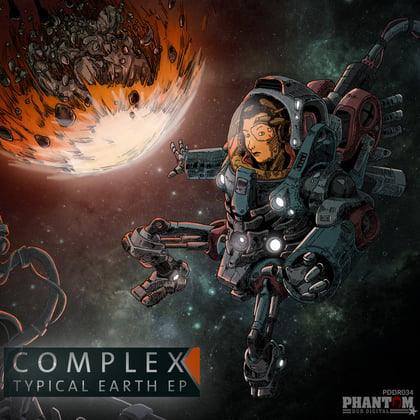 Typical Earth EP album by Filthy Habits & Complex - Drum and Bass Cover Art