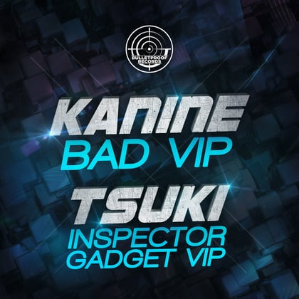 Bad VIP/Inspector gadget VIP album by Kanine & Tsuki - Drum and Bass Cover Art