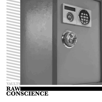 Vaults album by Raw Conscience & Response - Drum and Bass Cover Art