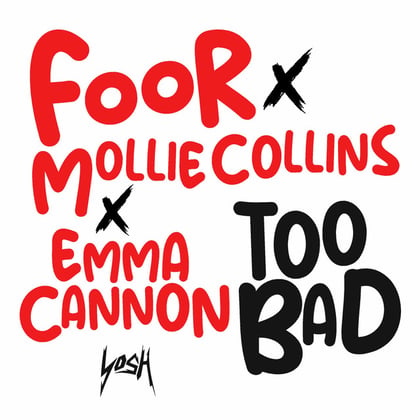 Too Bad album by Mollie Collins - Drum and Bass Cover Art