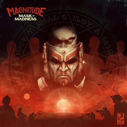 Mask of Madness album by Magnetude - Drum and Bass Cover Art