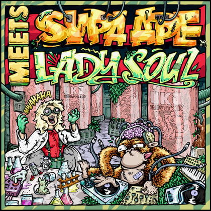 UK Jungle Records Presents: Supa Ape Meets Lady Soul album by Supa Ape - Drum and Bass Cover Art
