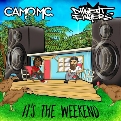 It's the Weekend album by Camo MC - Drum and Bass Cover Art