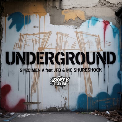 Underground album by Specimen A - Drum and Bass Cover Art