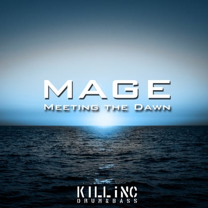Meeting the Dawn album by Mage - Drum and Bass Cover Art