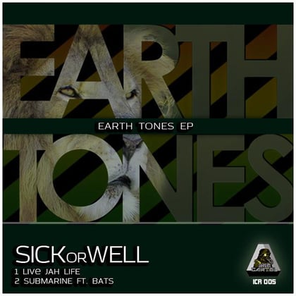 Earth Tones EP album by SICKorWELL - Drum and Bass Cover Art