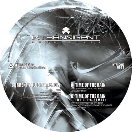 Time Of The Rain album by Current Value - Drum and Bass Cover Art
