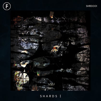 Shards I album by Sl8r, Conrad Subs, Pharoah & Dharma Kaya - Drum and Bass Cover Art