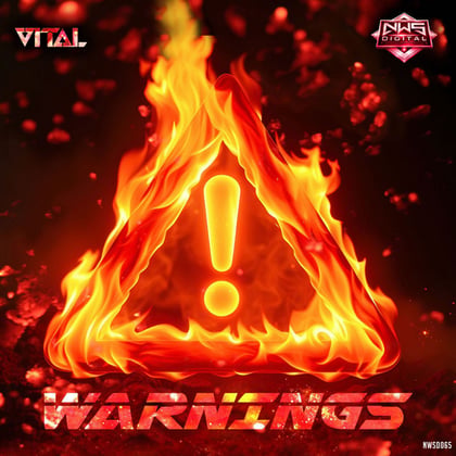 Warnings album by Vital - Drum and Bass Cover Art