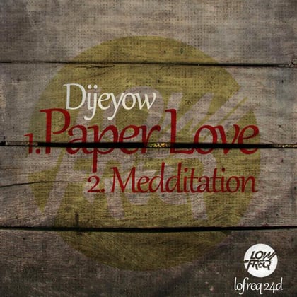 Paper Love album by Dijeyow - Drum and Bass Cover Art