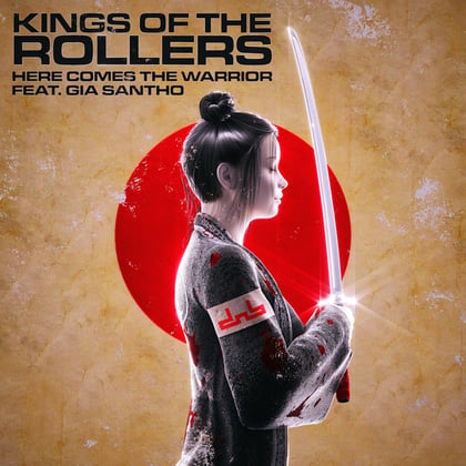 Here Comes The Warrior (feat. Gia Santho) album by Kings Of The Rollers - Drum and Bass Cover Art