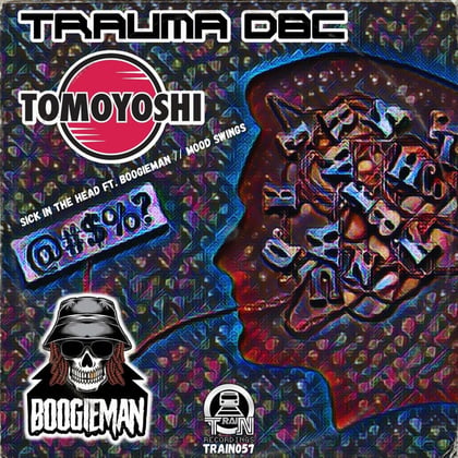 Sick In The Head / Mood Swings album by Tomoyoshi & Trauma DBC - Drum and Bass Cover Art