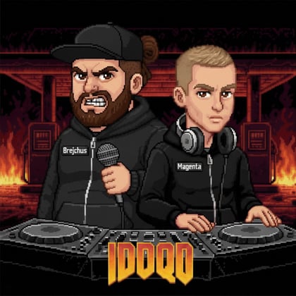 IDDQD album by Magenta - Drum and Bass Cover Art