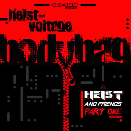 Bodybag album by Dr Meaker, Heist & Voltage - Drum and Bass Cover Art