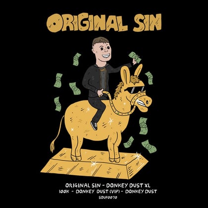 Donkey Dust XL album by Original Sin - Drum and Bass Cover Art
