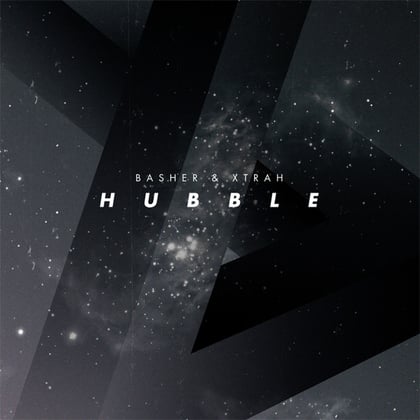 Hubble album by Xtrah - Drum and Bass Cover Art
