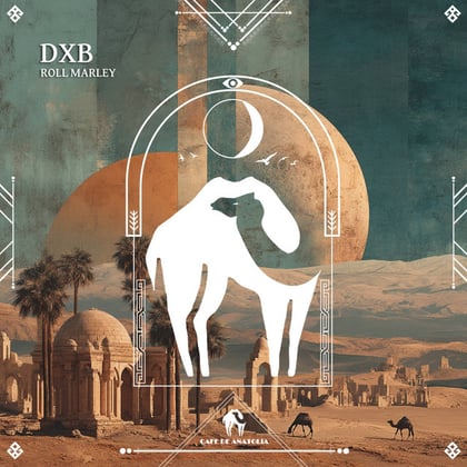 Dxb album by Tengu, Roll Marley & Cafe De Anatolia - Drum and Bass Cover Art