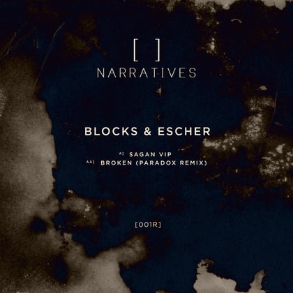 Sagan VIP / Broken (Paradox Remix) album by Blocks & Escher - Drum and Bass Cover Art