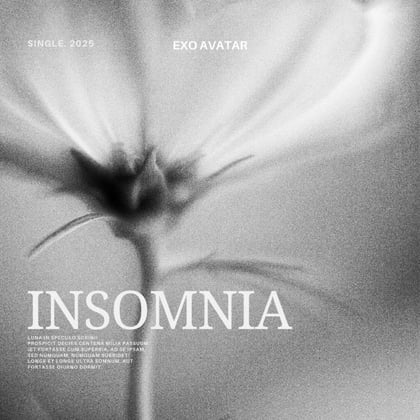 Insomnia album by Exo Avatar - Drum and Bass Cover Art