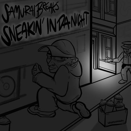 Sneakin' In Da Night album by Samurai Breaks - Drum and Bass Cover Art