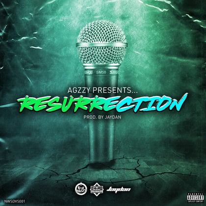 Resurrection album by Jaydan - Drum and Bass Cover Art