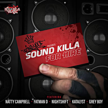 Sound Killa for Hire album by King Yoof - Drum and Bass Cover Art