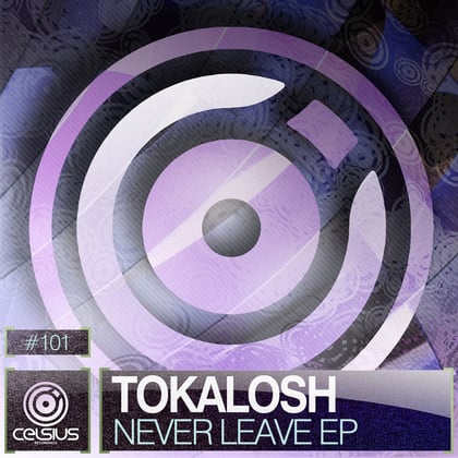 Never Leave EP album by Tokalosh - Drum and Bass Cover Art