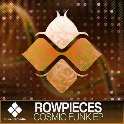 Cosmic Funk EP album by Rowpieces - Drum and Bass Cover Art