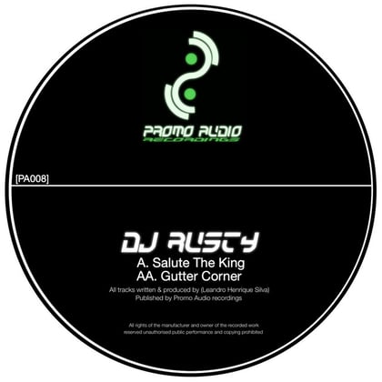 Salute The King / Gutter Corner album by DJ Rusty - Drum and Bass Cover Art
