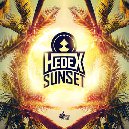 Sunset album by Hedex & Black Orchid - Drum and Bass Cover Art