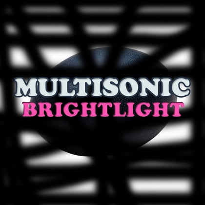 Multisonic album by Brightlight - Drum and Bass Cover Art