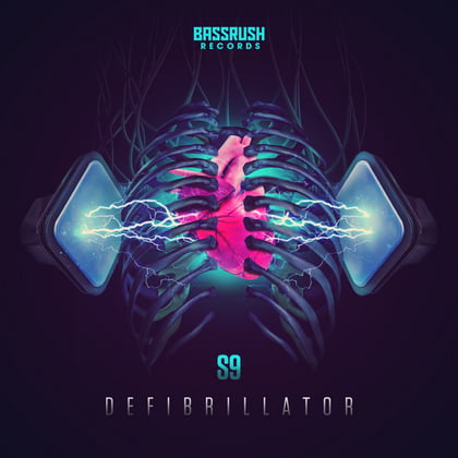 Defibrillator album by S9 - Drum and Bass Cover Art