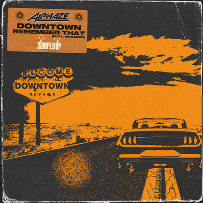 Downtown / Remember That album by INFRARED - Drum and Bass Cover Art