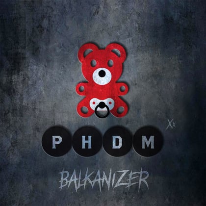 Balkanizer EP album by UnSub & n0isemakeR - Drum and Bass Cover Art