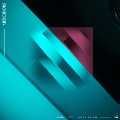 Huri-Khan album by Voicians - Drum and Bass Cover Art