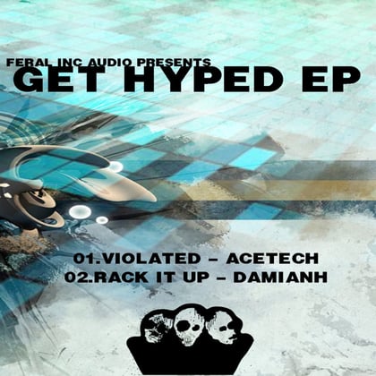Get Hyped album by DamianH - Drum and Bass Cover Art